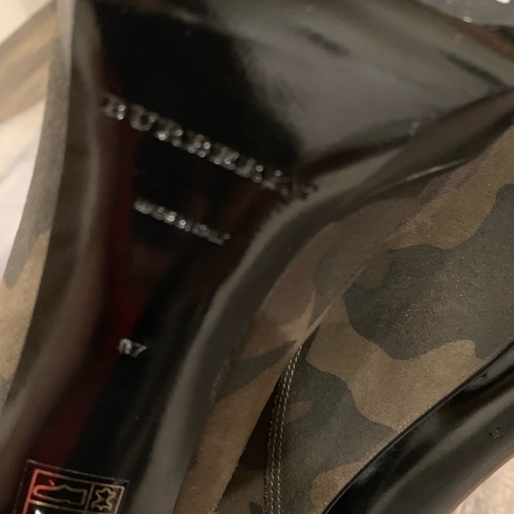 Burberry Booties heels Nadie Military print - Picture 6 of 8